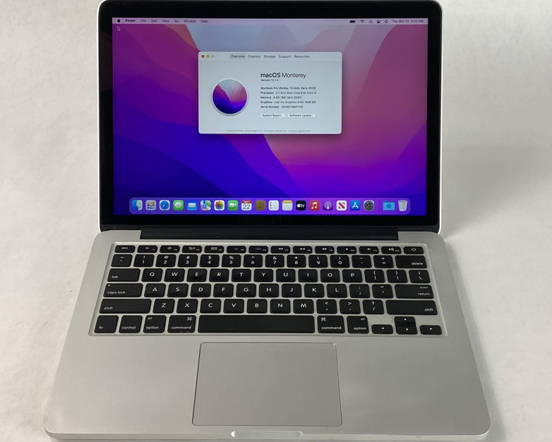 Apple MacBook Pro A1502 2015 Retina 13" i5 8GB RAM 250GB SSD - Service Battery