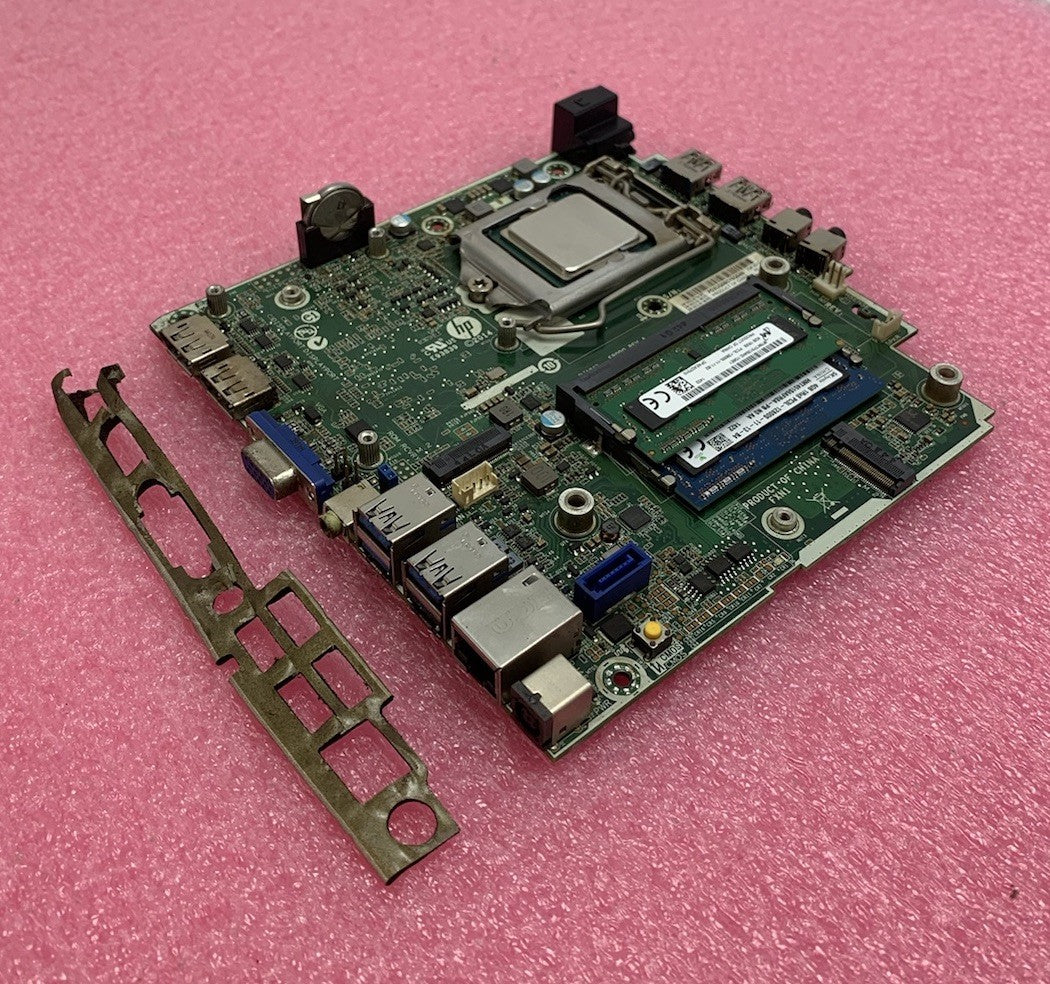HP EliteDesk 800 G1 Micro Motherboard Intel Core i5-4590T 2GHz 8GB RAM w/ Shield