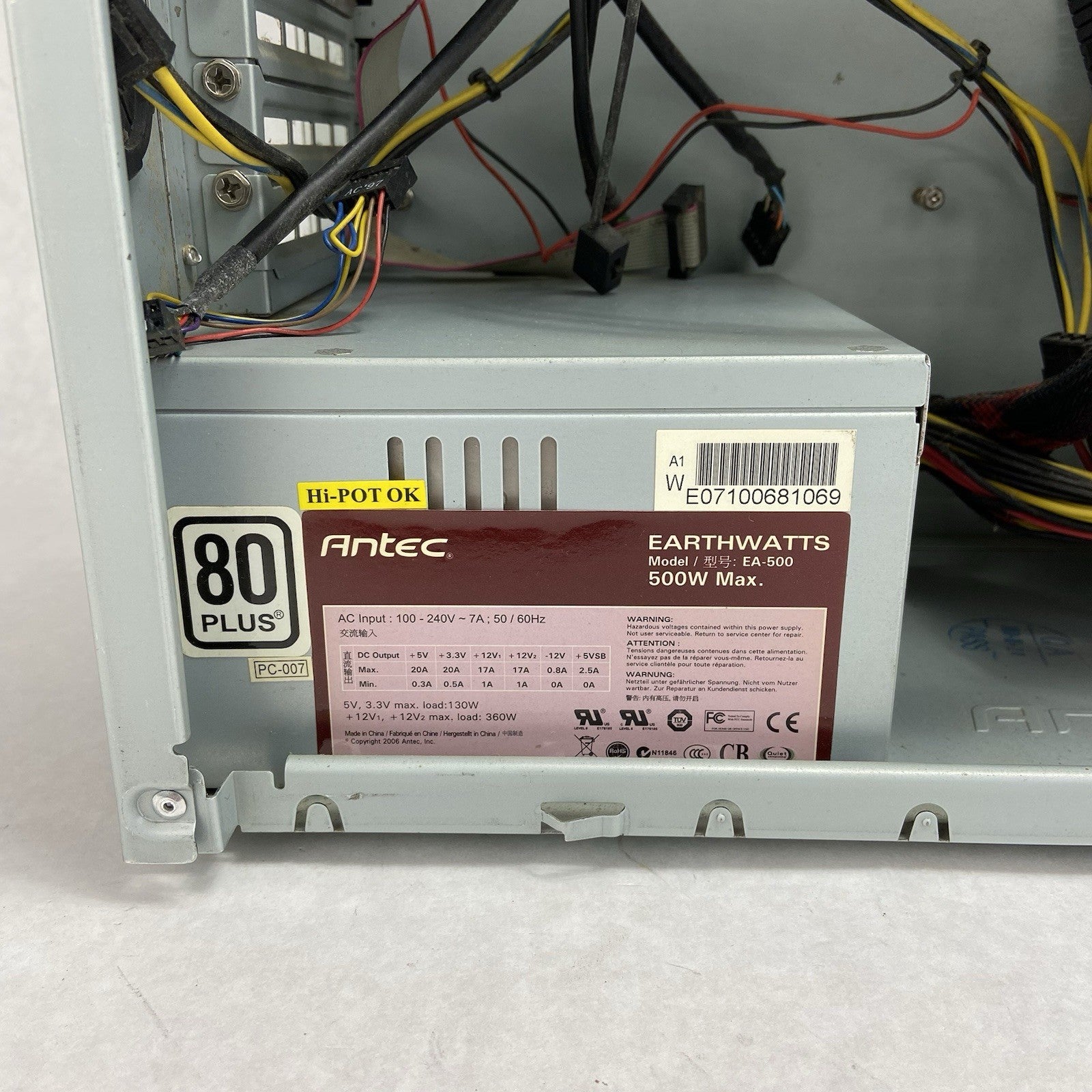 Antec 900 Nine Hundred ATX Gaming Mid Tower Computer Case Antec EA-500W PSU11