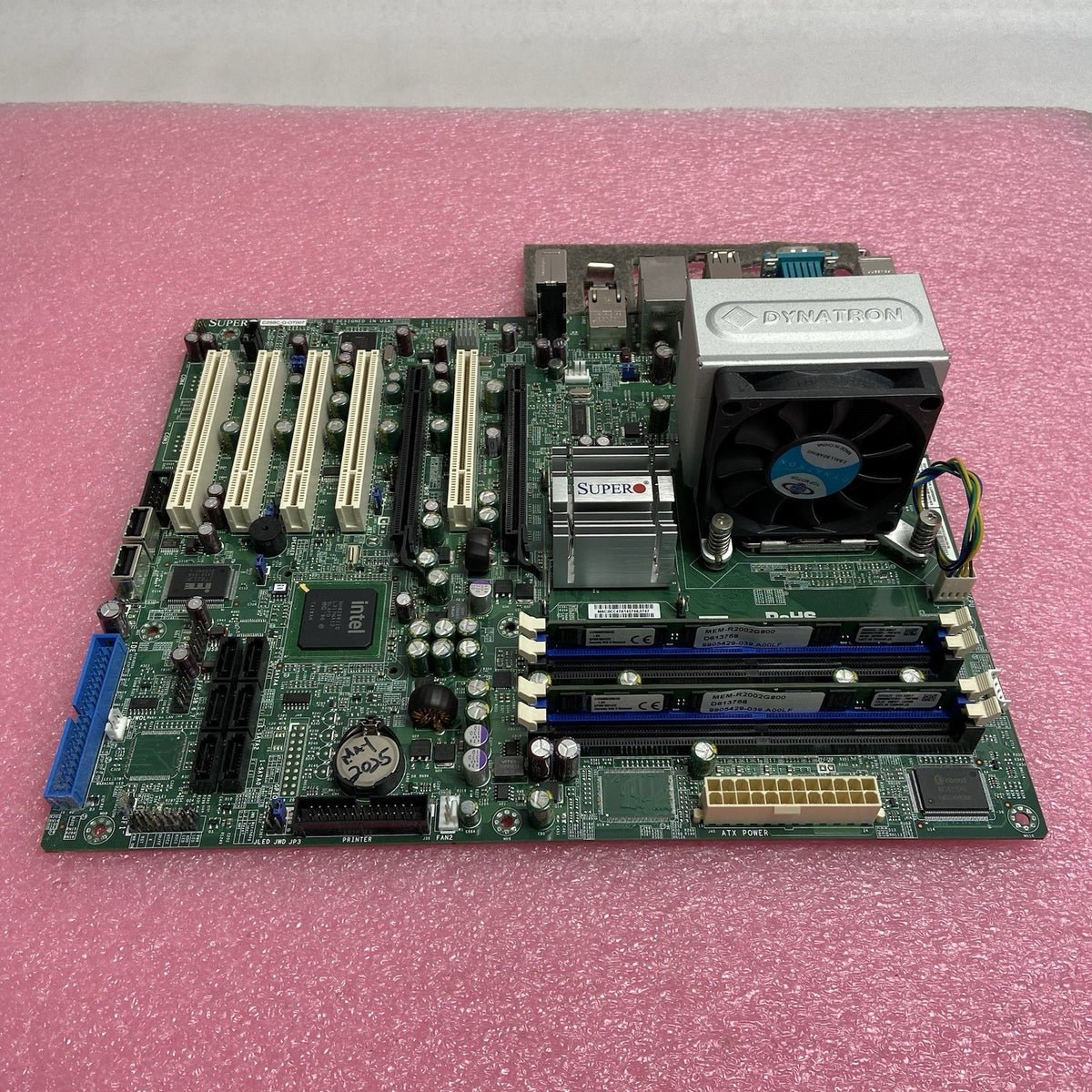 Supermicro C25BC-Q Motherboard Intel Core 2 Duo E8400 3GHz 4GB RAM w/Shield2