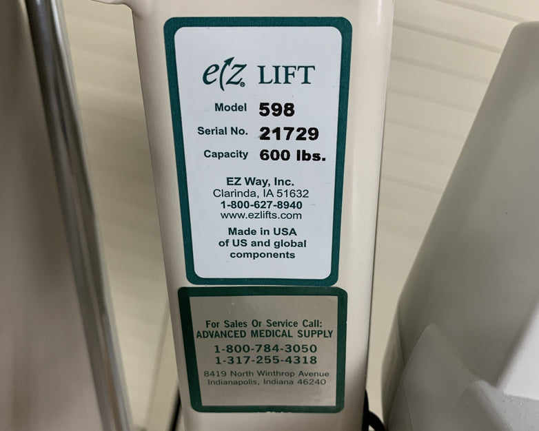 EZ Way 598 EZ Lift Patient Positioner No Battery No Charger