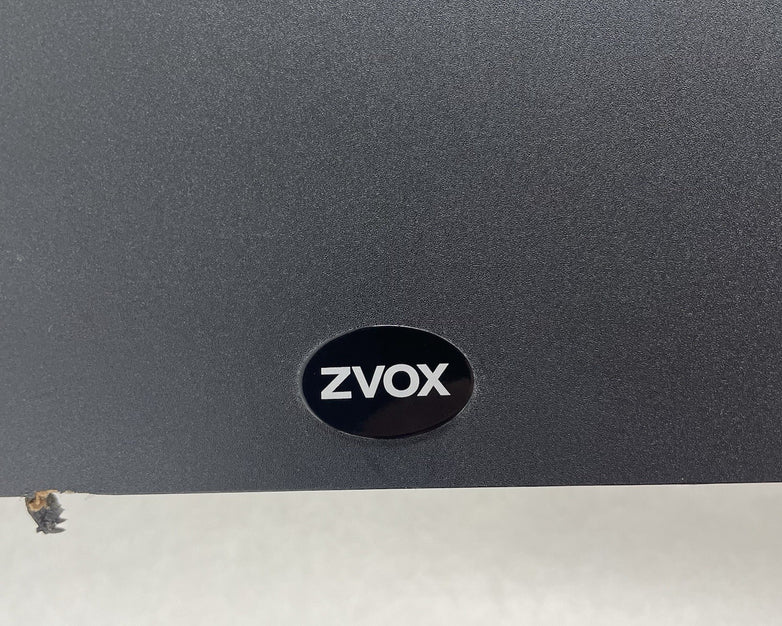 ZVOX 580 Sound Bar Sound Base Cabinet Box Subwoofer Sound System TV Platform Blk