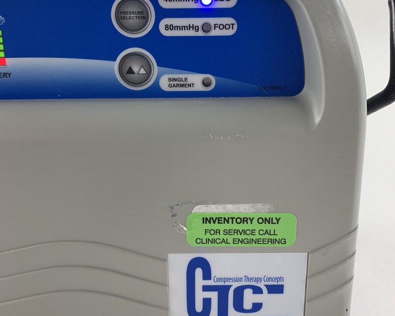 VasoPress Supreme Mini DVT Pump VP500DM Compression Therapy W/ Cord and Battery