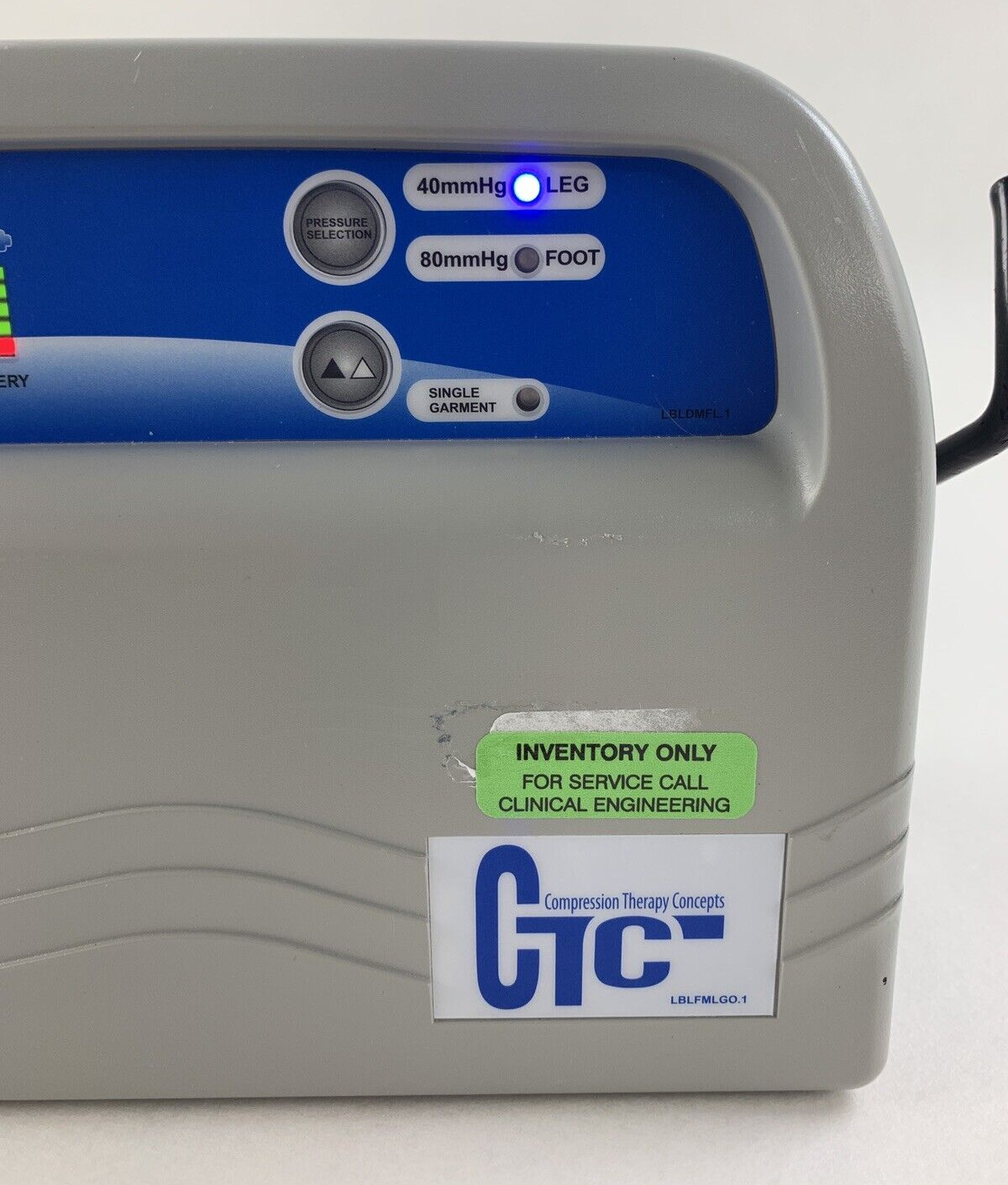 VasoPress Supreme Mini DVT Pump VP500DM Compression Therapy W/ Cord and Battery