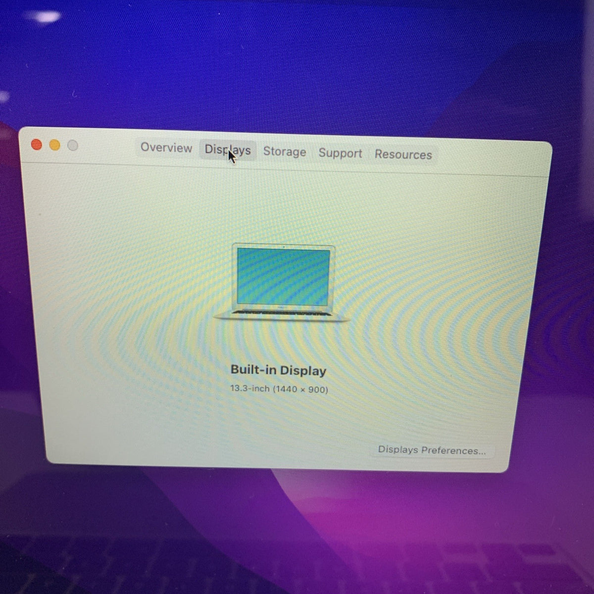 Apple Macbook Air A1466 2017 13.3" 1.8GHz i5 8GB RAM 121GB SSD OS Monterey 12.62