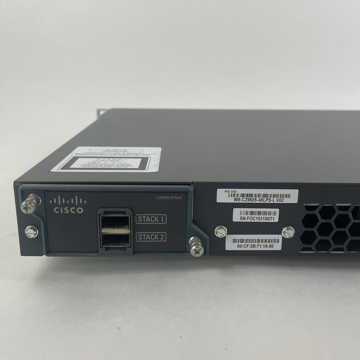 Cisco WS-C2960S-48LPS-L V02 48 Port Managed Network Switch - Tested6