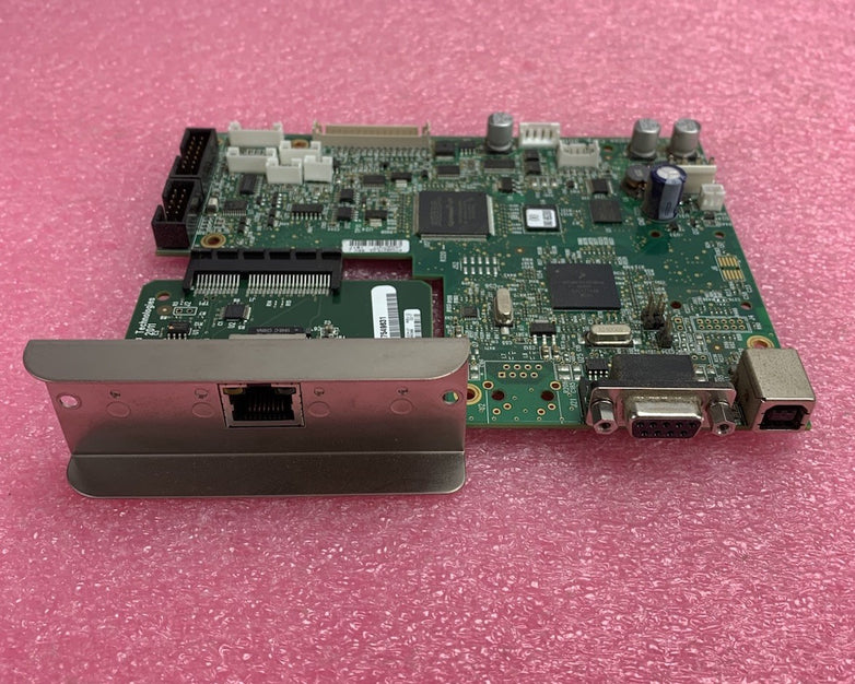 Zebra P1028275-02 Rev J Main Logic Board w/ Network Card for ZT230 Printer