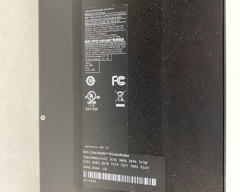 HP P2-1334 MT AMD E1-1200 1.40 GHz 4 GB RAM No AC Adapter No HDD No OS