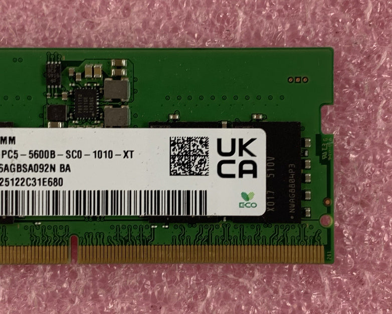 SK Hynix HMCG66AGBSA095NBA 8 GB DDR5 SDRAM SO-DIMM PC5-5600B Laptop Memory Ram