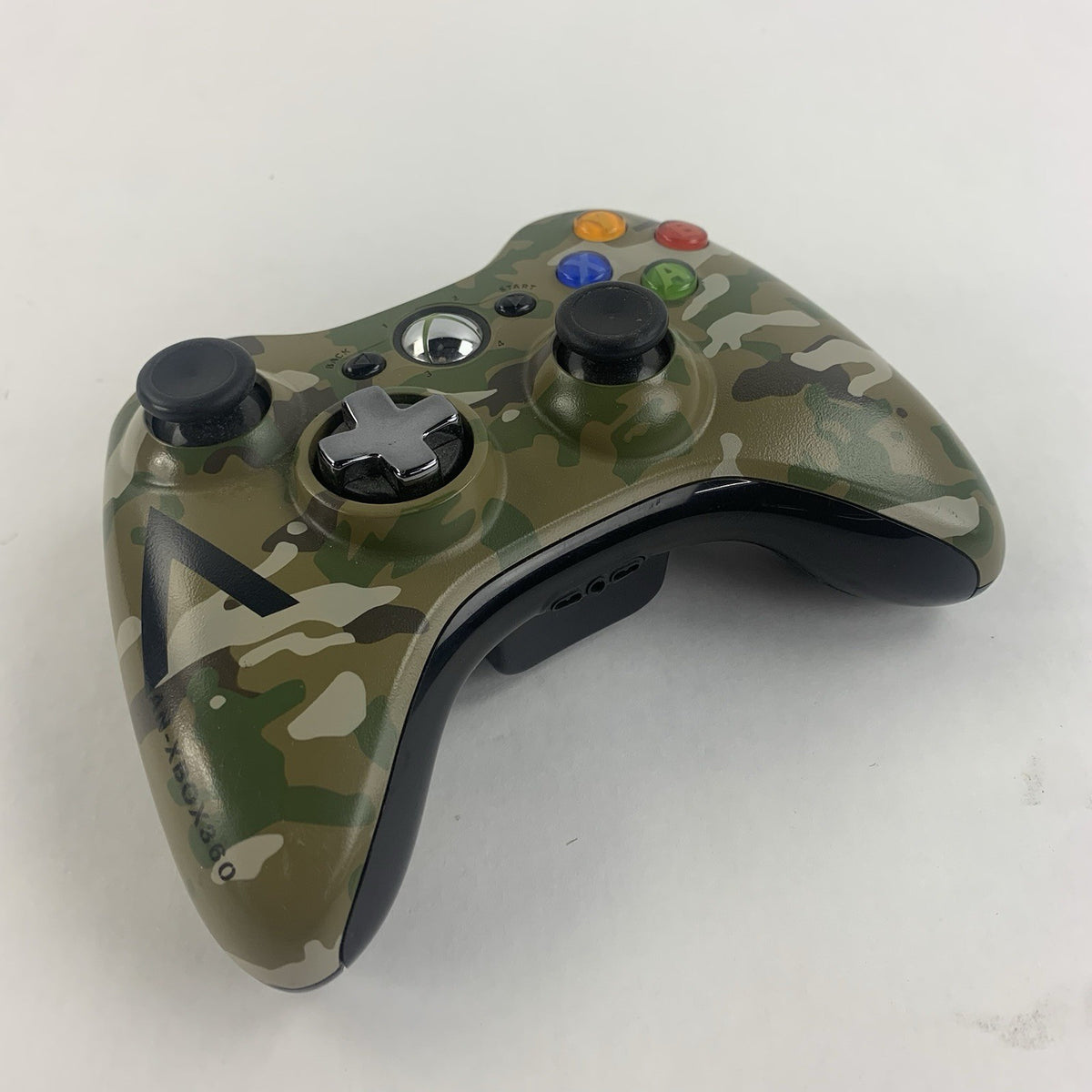 Xbox 360 Green Camouflage Camo Special Edition Halo Controller - Untested0