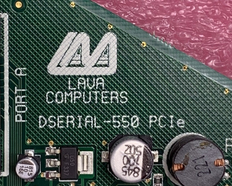 Lava Computers DSerial-550 PCIe Serial Interface Card