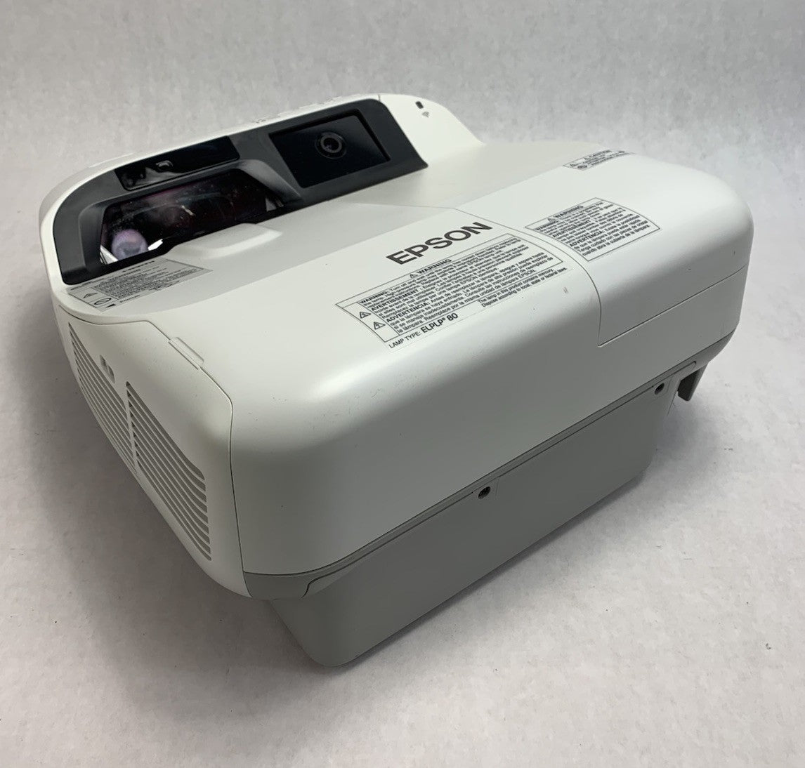 Epson BrightLink 595Wi H599A LCD Lamp Projector 3133 Lamp Hours - No Remote0