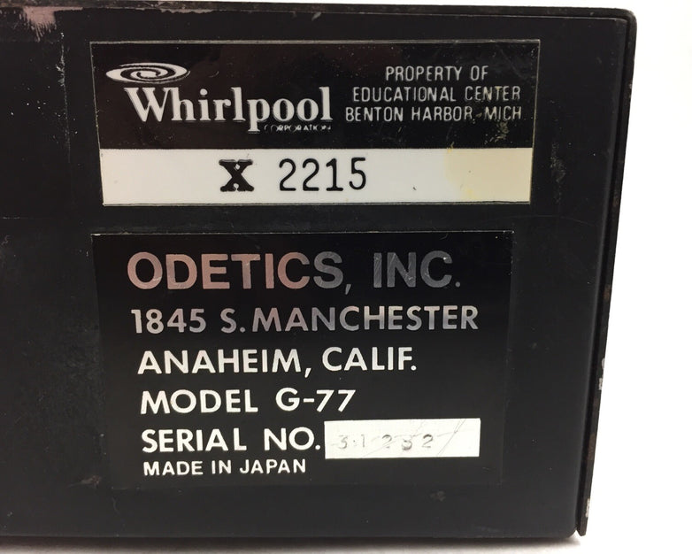 Odetics Inc G-77 GYYR Video Timer