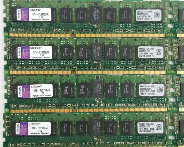 64GB Kit (16x 4GB) Kingston PL313S/4G PC3-10600R Server Memeory RAM