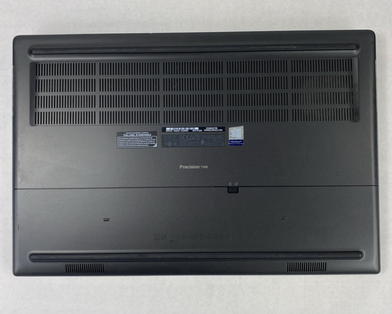 Dell Precision 7740 Intel Core i7-9850H 2.60 GHz 32 GB RAM 17.3" No HDD No OS