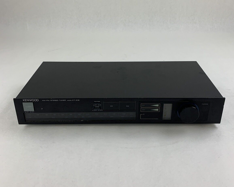 Kenwood KT-31B AM-FM Stereo Tuner Black Tested