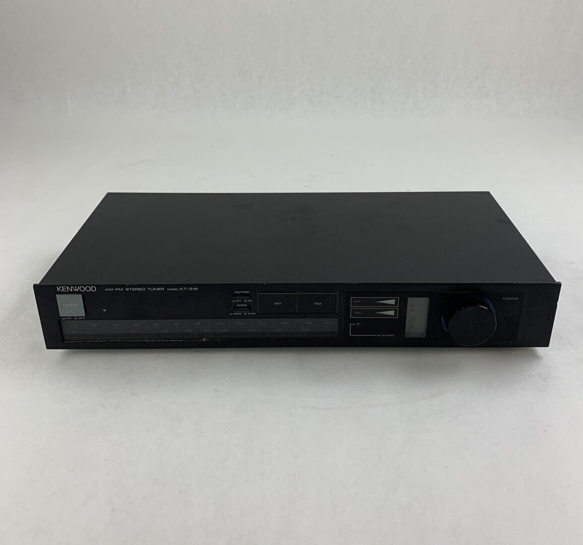 Kenwood KT-31B AM-FM Stereo Tuner Black Tested