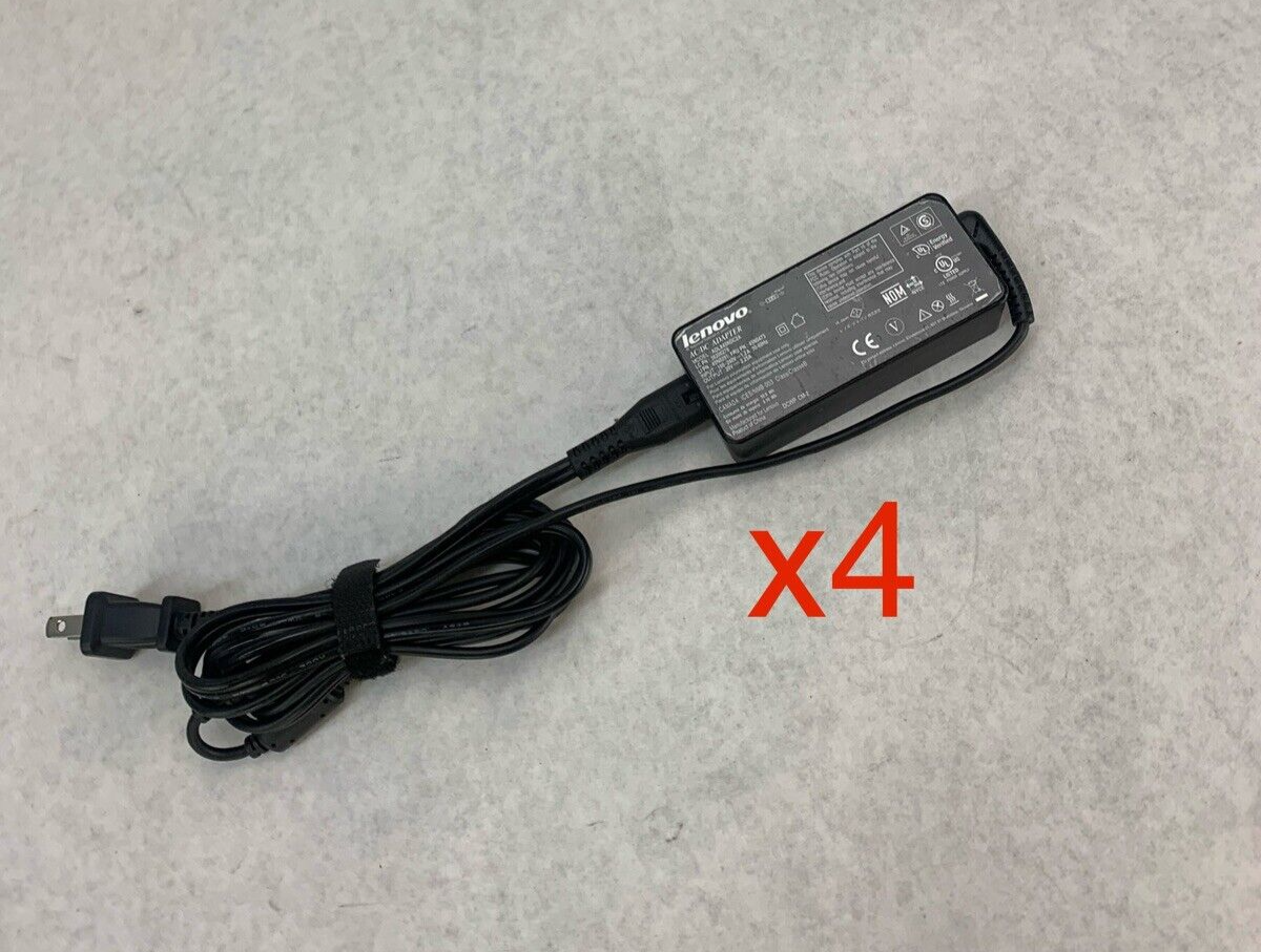 Lot of 4 Lenovo ADLX45NDC2A AC/DC Adapter 20V
