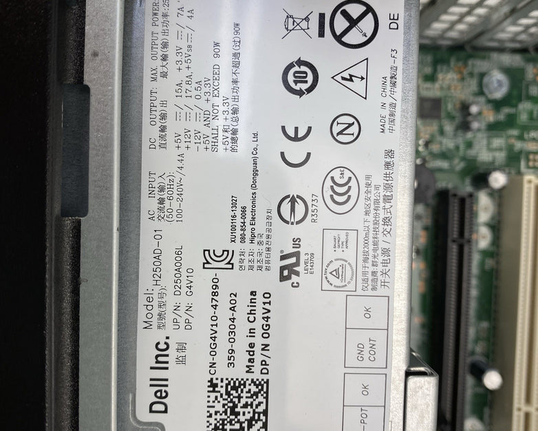 Dell OptiPlex 7010 DT Intel Core i5-3470 3.2GHz 1x4GB RAM No HDD No OS