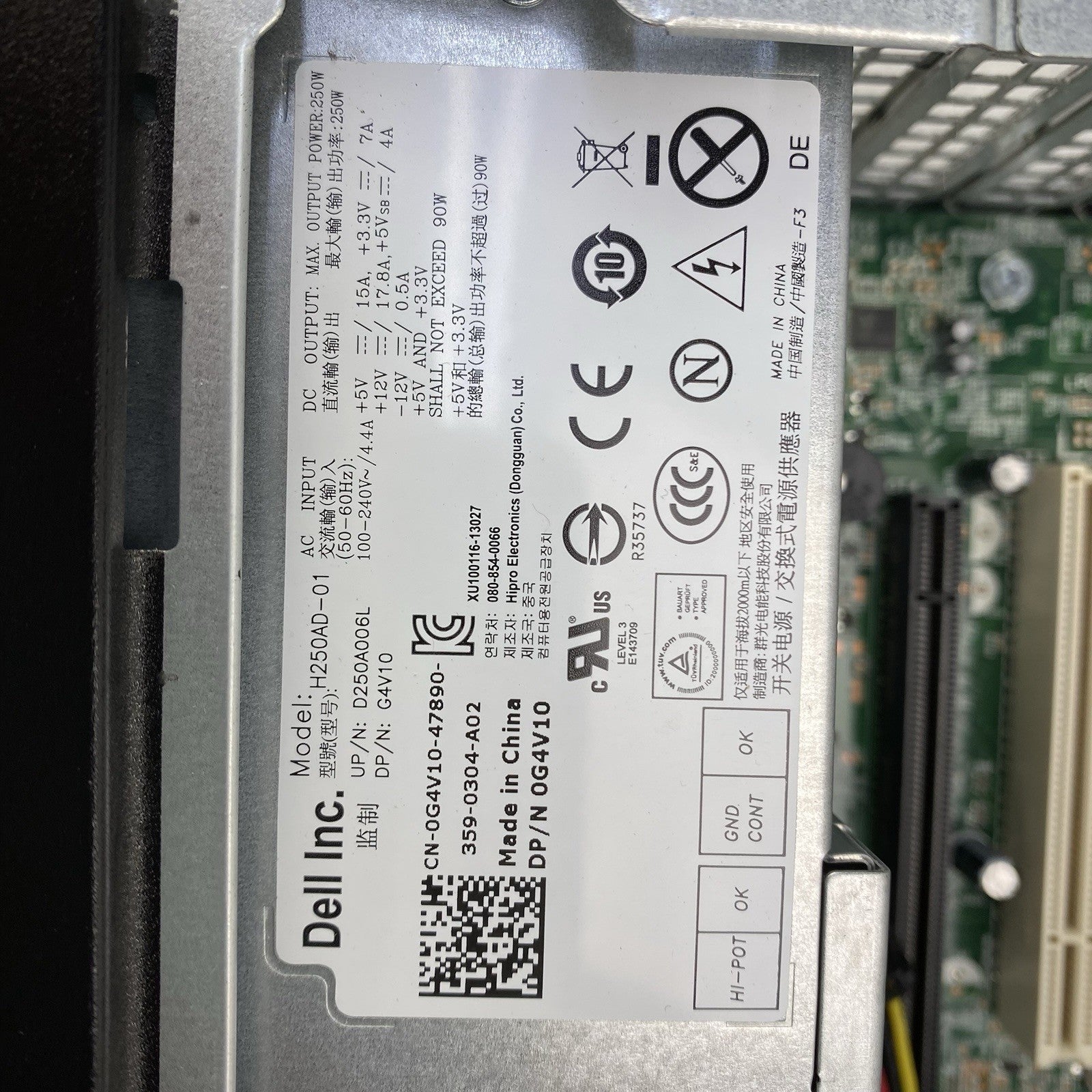 Dell OptiPlex 7010 DT Intel Core i5-3470 3.2GHz 1x4GB RAM No HDD No OS12