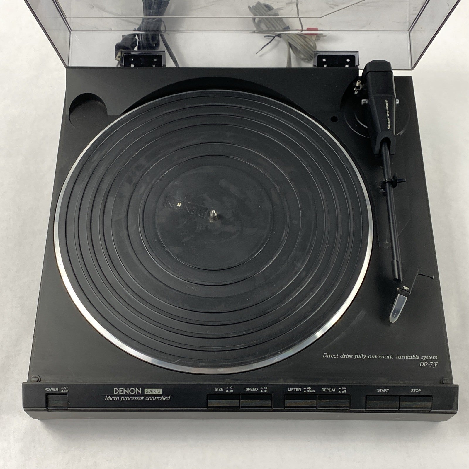 Denon DP-7F Quartz Turntable Tested