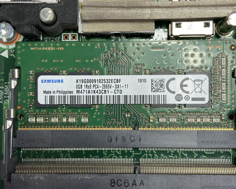 HP EliteDesk 800 G4 Micro Intel Core i5-8600 3.1GHz 8GB RAM No HDDOSAC