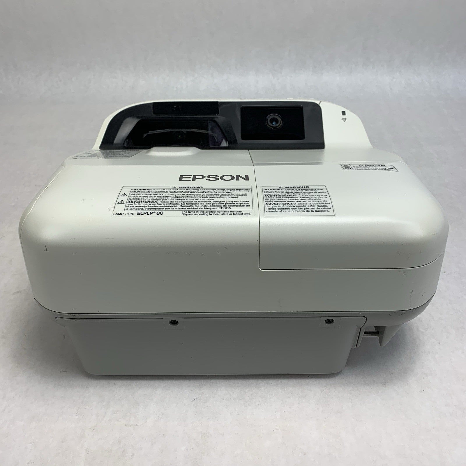 Epson H599A BrightLink 595Wi LCD Lamp Projector 3747 Lamp Hours - No Remote1