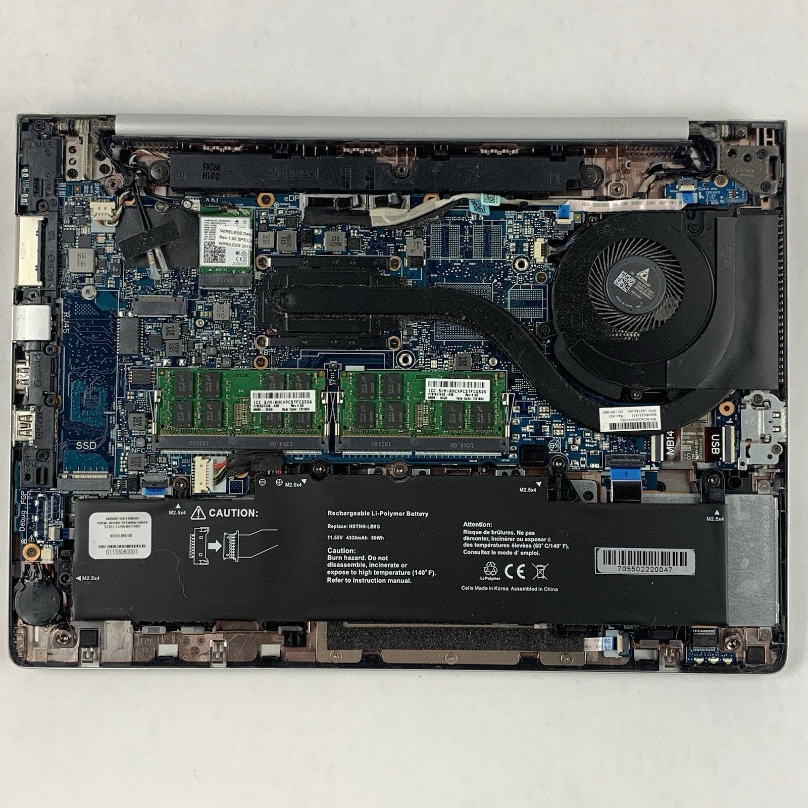 HP EliteBook 840 G6 14" Laptop i7-8665U 1.9 GHz 32 GB RAM No SSD/OS/AC13