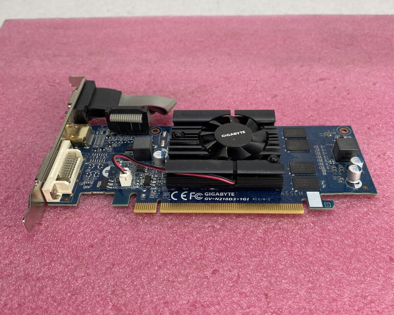Gigabyte GV-N210D3-1GI NVIDIA GeForce 210 1GB GDDR3 PCIe Graphics Card