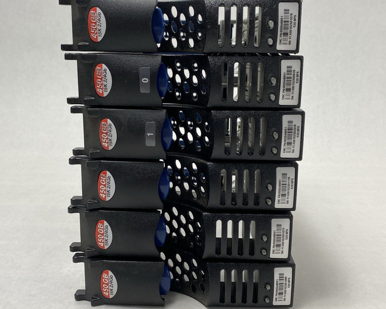 Lot of 6 EMC 005048951 3.5" Hard Drive Caddy Tray