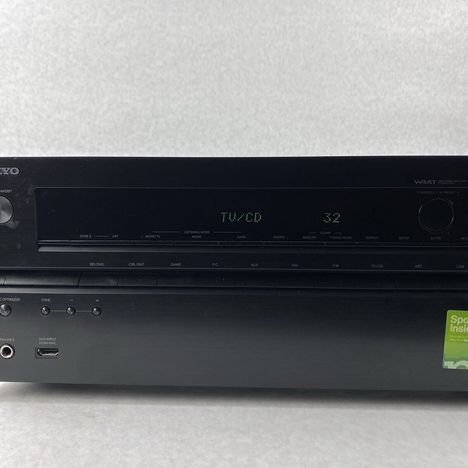Onkyo TX-NR515 AV Receiver HDMI Surround Sound Home Cinema Amplifier NO SOUND