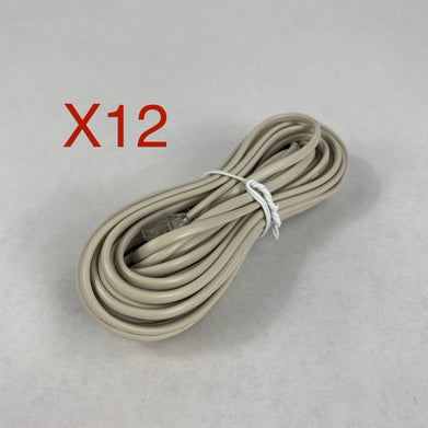 Directv Dish Phone Line Tel25Ft Cable 25Ft Lot of 12