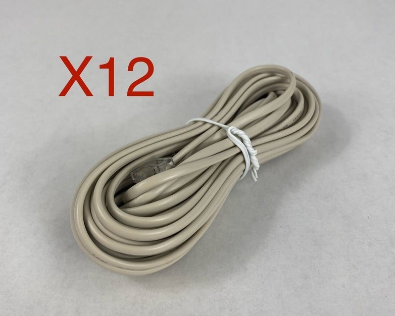 Directv Dish Phone Line Tel25Ft Cable 25Ft Lot of 12
