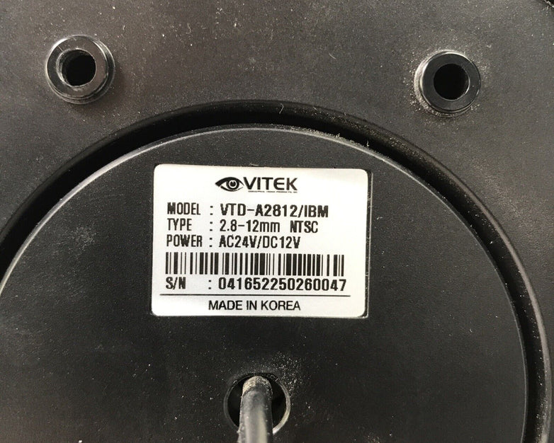 Vitek VTD-A2812/IBM 2.8-12MM NTSC AC 24V Security Camera