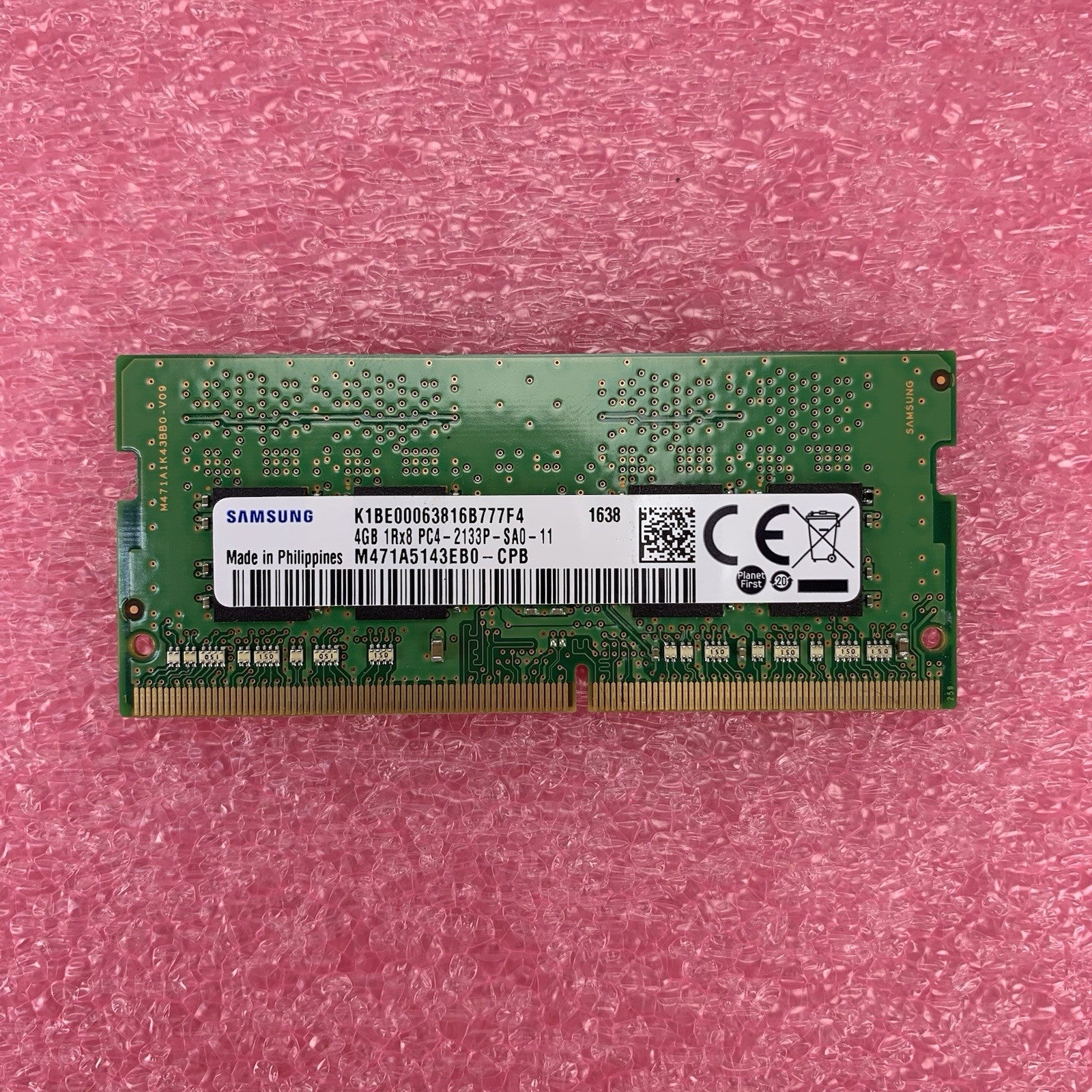 Samsung M471A5143EB0-CPB PC4-2133P-SA0-11 4GB 1Rx8 Desktop Memory RAM Lot of 25