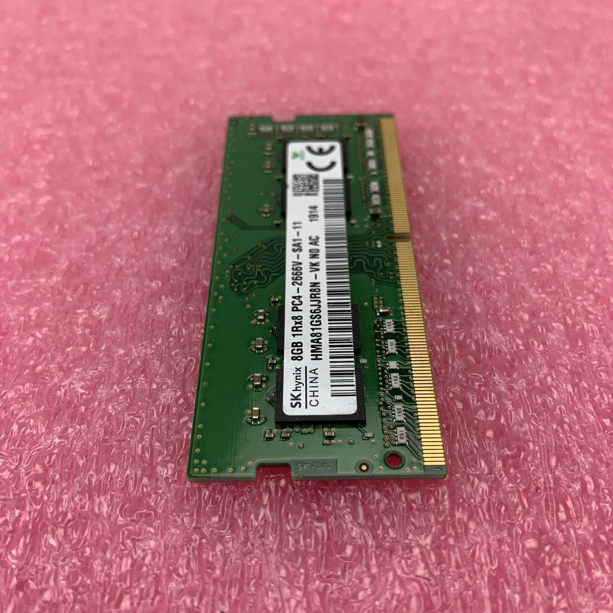 SK Hynix HMA81GS6JJR8N-VK PC4-2666V-SA1-11 8GB 1Rx8 Desktop Memory RAM4