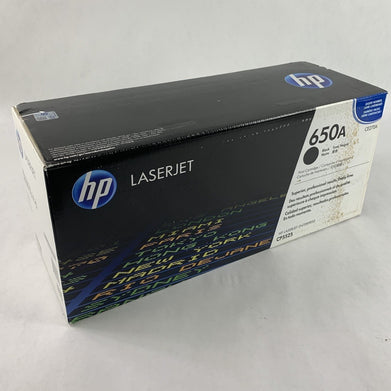 HP LaserJet 650A CE270A Black Toner Cartridge Exp: Feb 2015