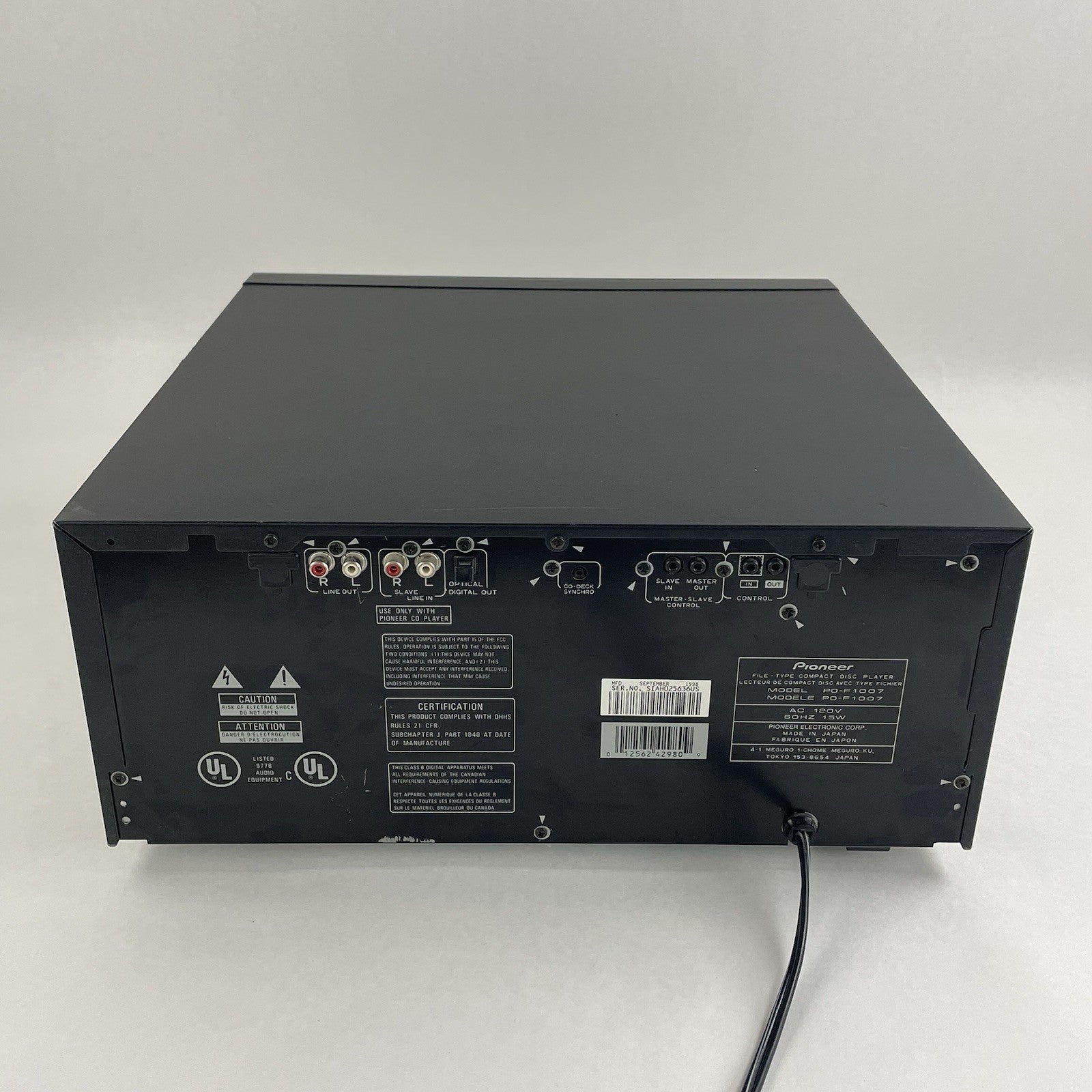 Pioneer PD-F1007 301 Disc CD/Disc Player Tested and Working6