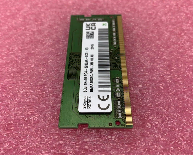 SK Hynix HMAA1GS6CJR6N-XN PC4-3200AA-SC0-13 8GB 1Rx16 Desktop Memory RAM