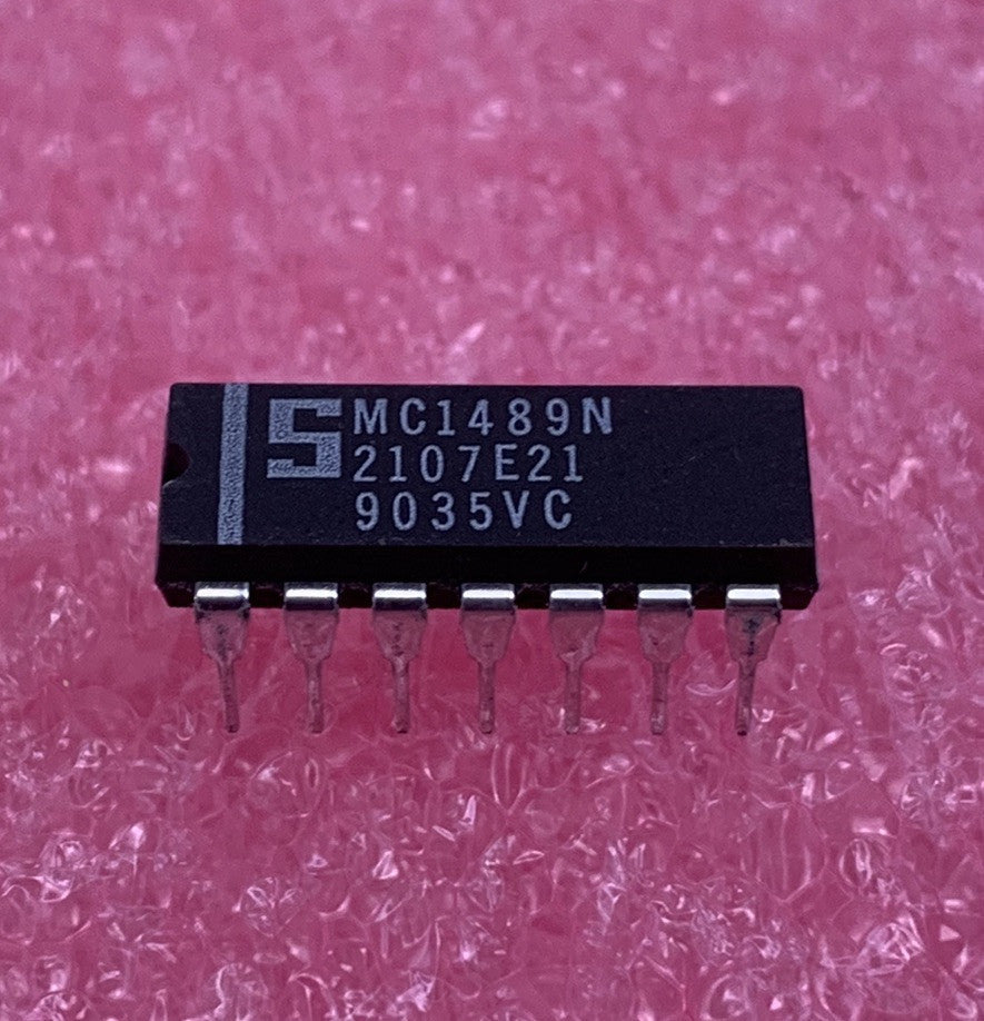Signature MC1489N Quad Line Receiver IC (Lot of 6)