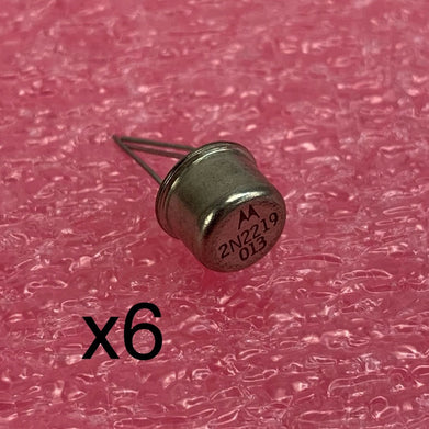 Motorola 2N2219 Transistor (Lot of 6)