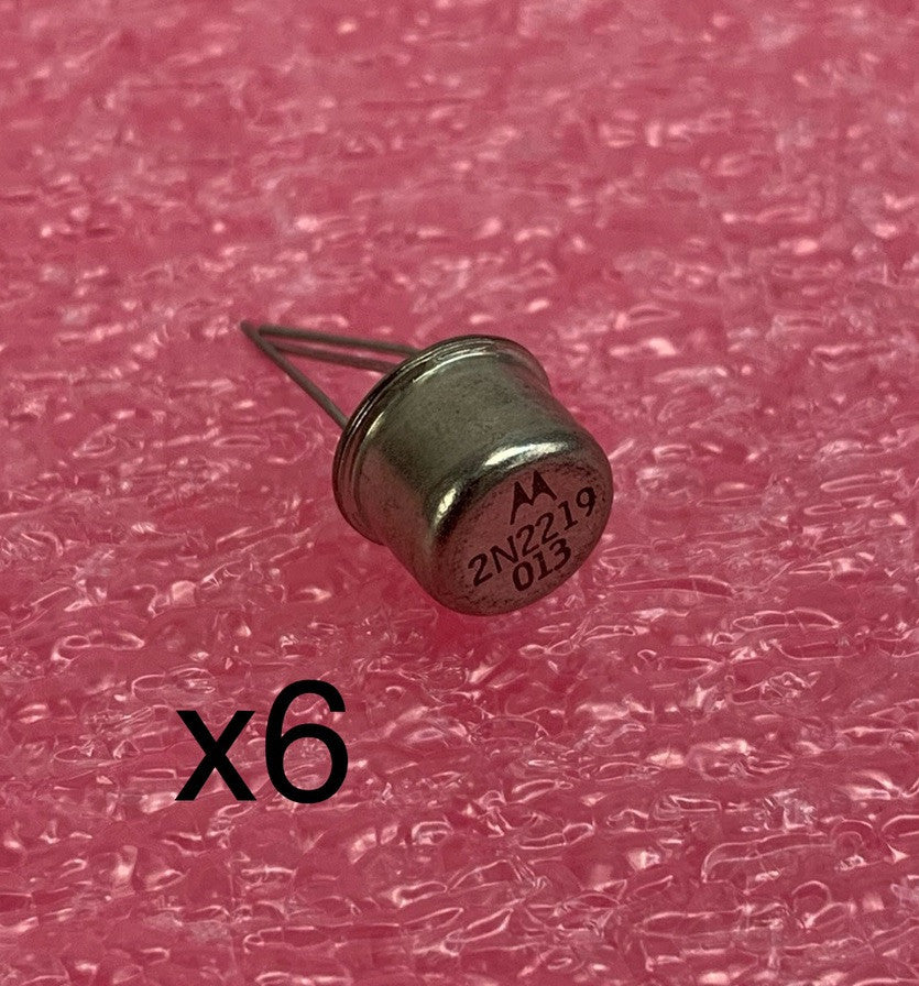 Motorola 2N2219 Transistor (Lot of 6)