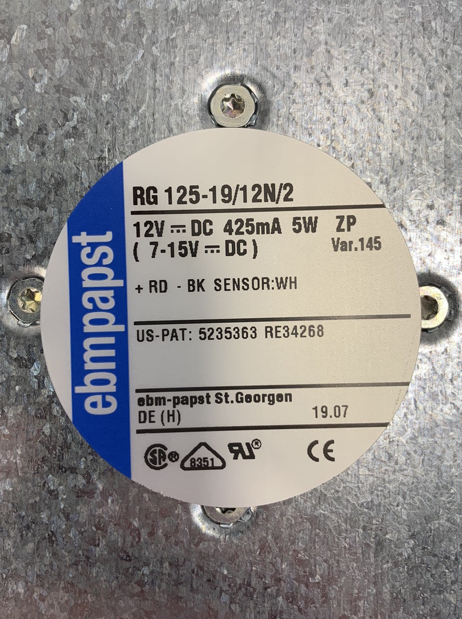 Ebm-papst Rg 125-19/12N/2 Compact Blower