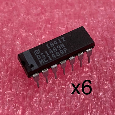 National DS1489N Quad Line Receiver (Lot of 6)