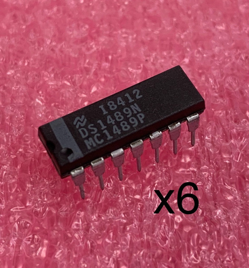 National DS1489N Quad Line Receiver (Lot of 6)