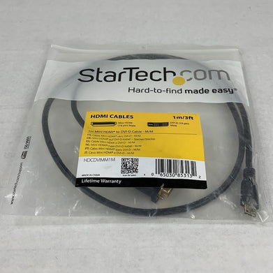 Startech HDMIACMM1 1m/3ft HDMI to Mini HDMI Cable (Lot of 2)