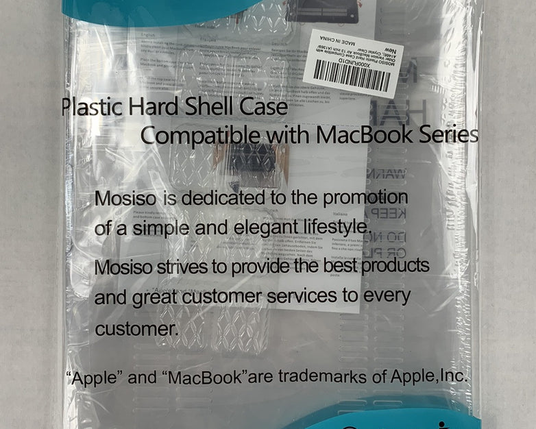 Mosiso A1369 Macbook Air 13" Clear Plastic Hard Case (Lot of 2)