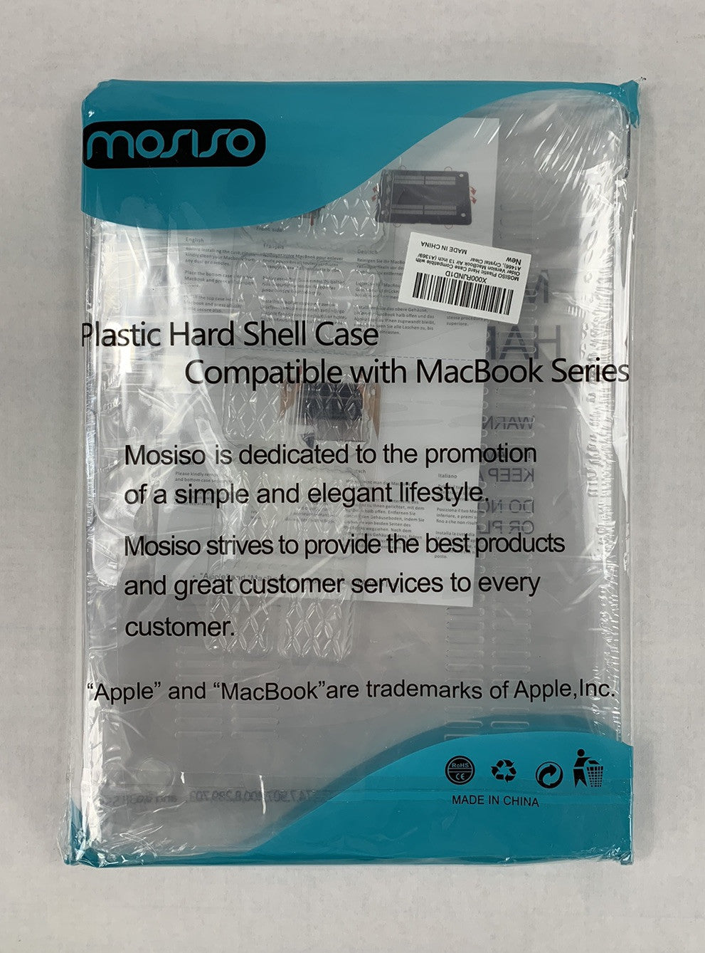 Mosiso A1369 Macbook Air 13" Clear Plastic Hard Case (Lot of 2)