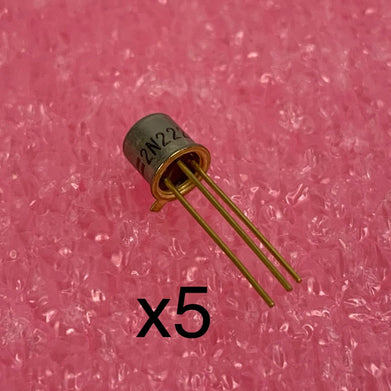 Fairchild 2N2221 Bipolar Transistor (Lot of 5)