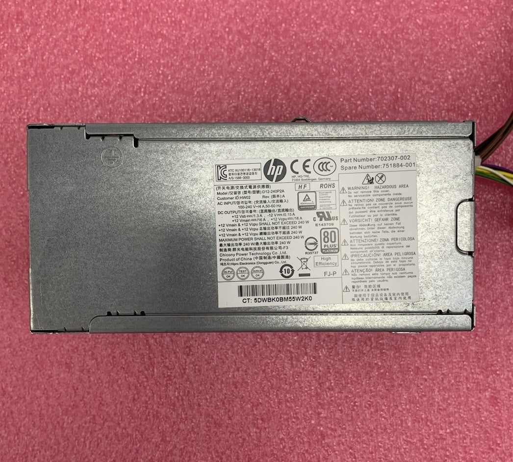 HP ProDesk D12-240P2A 240W Power Supply